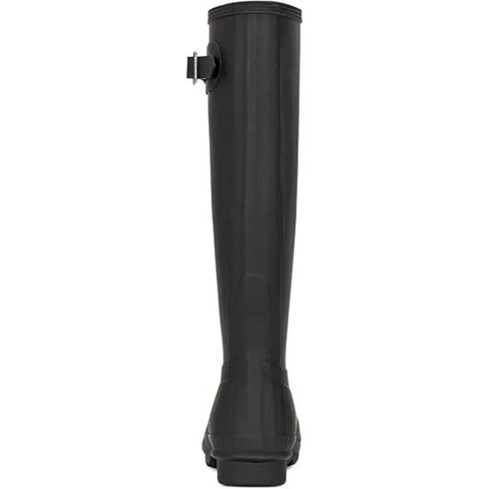 Hunter Women's Original Tall Rain Boots Size 8 Black Knee High Waterproof Boot